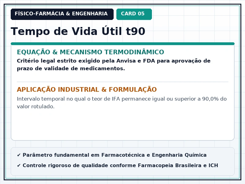 Cartão Técnico 5 - Cinética Química e Degradação de Fármacos