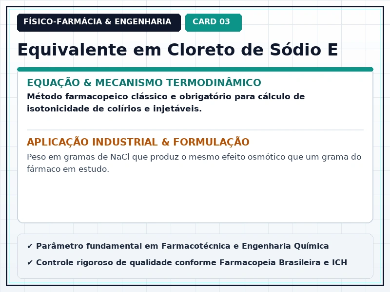 Cartão Técnico 3 - Eletrólitos, Força Iônica e Sistemas Tampão