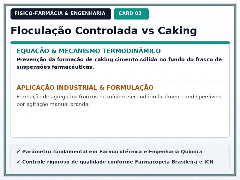 Cartão Técnico 3 - Estabilidade de Suspensões e Emulsões