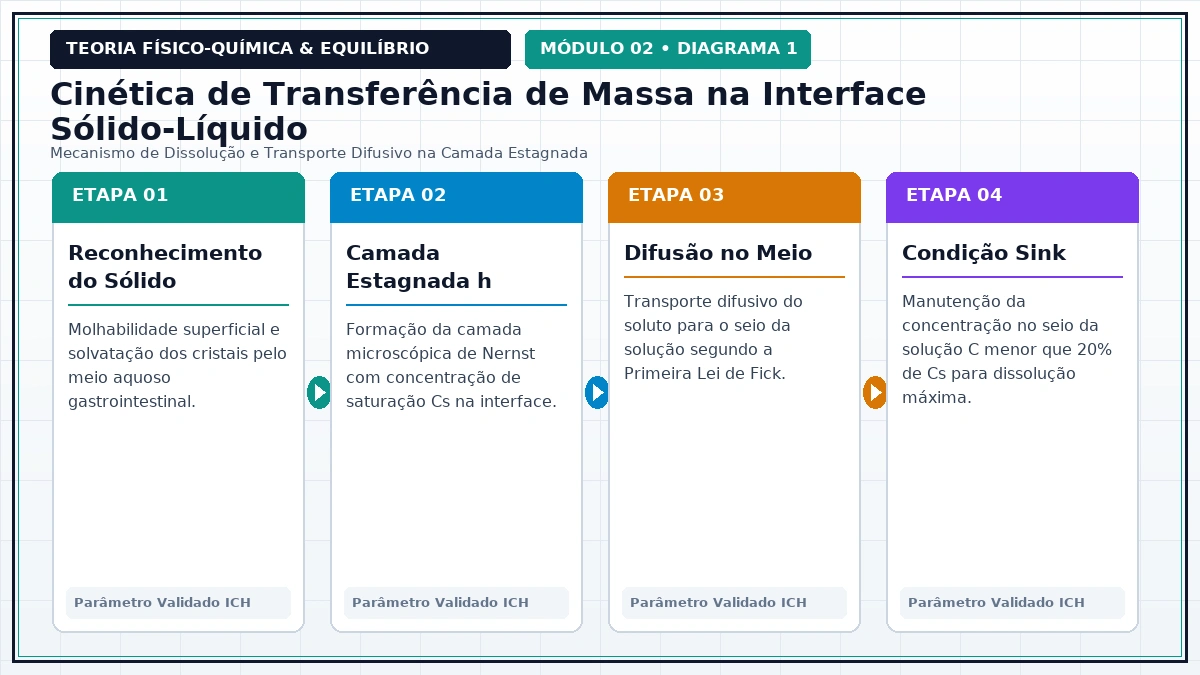 Diagrama Físico-Químico Teórico - Solubilidade e Cinética de Dissolução