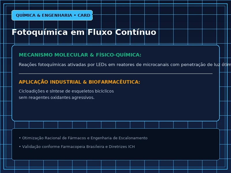 Cartão Técnico 5 - Química Verde e Reatores Farmacêuticos