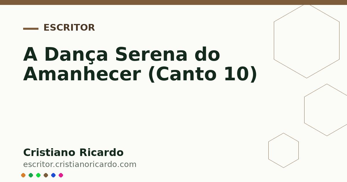 Card OG automático: A Dança Serena do Amanhecer (Canto 10)