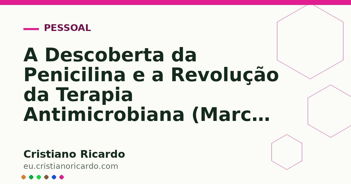 Card OG automático: A Descoberta da Penicilina e a Revolução da Terapia Antimicrobiana (Marco da Ciência — Ensaio Histórico 2022)