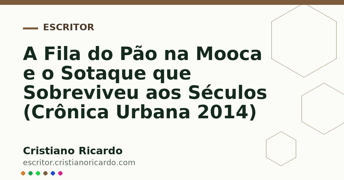Card OG automático: A Fila do Pão na Mooca e o Sotaque que Sobreviveu aos Séculos (Crônica Urbana 2014)