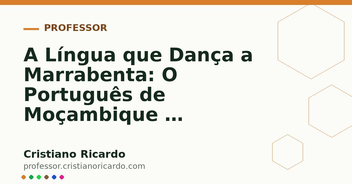 Card OG automático: A Língua que Dança a Marrabenta: O Português de Moçambique — Tesouros da Língua (2019)