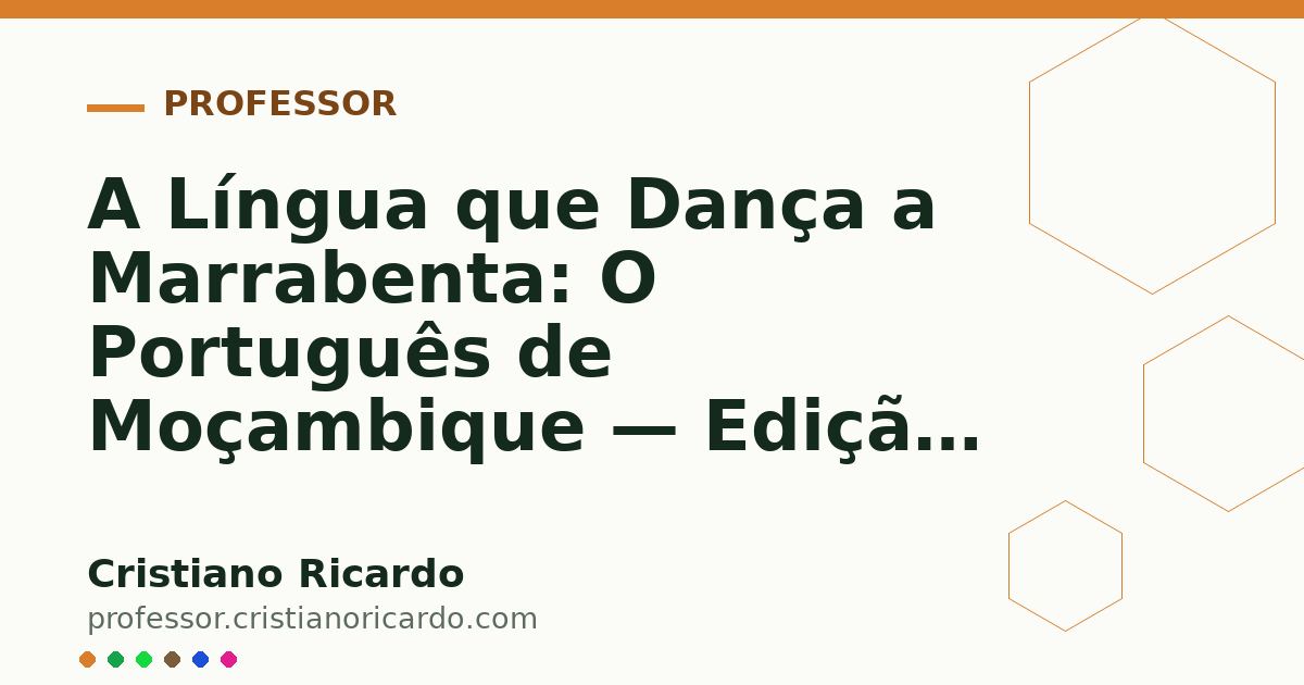 Card OG automático: A Língua que Dança a Marrabenta: O Português de Moçambique — Edição 2025