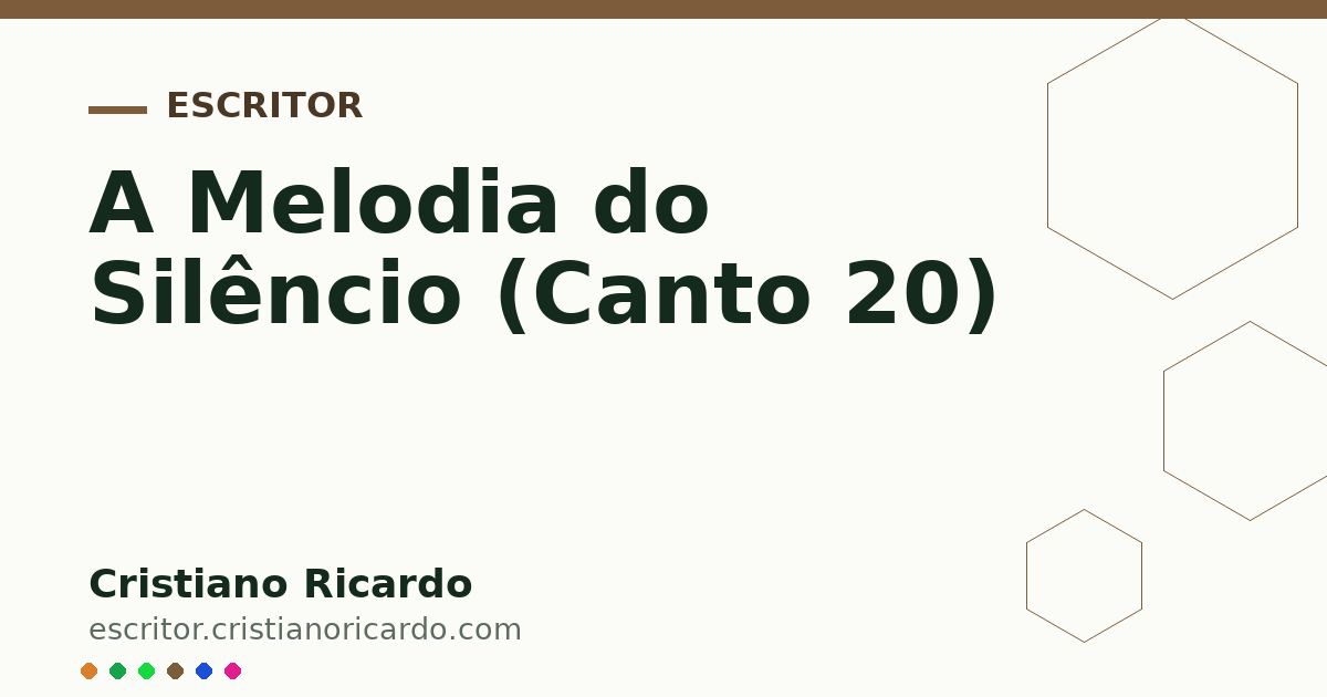 Card OG automático: A Melodia do Silêncio (Canto 20)