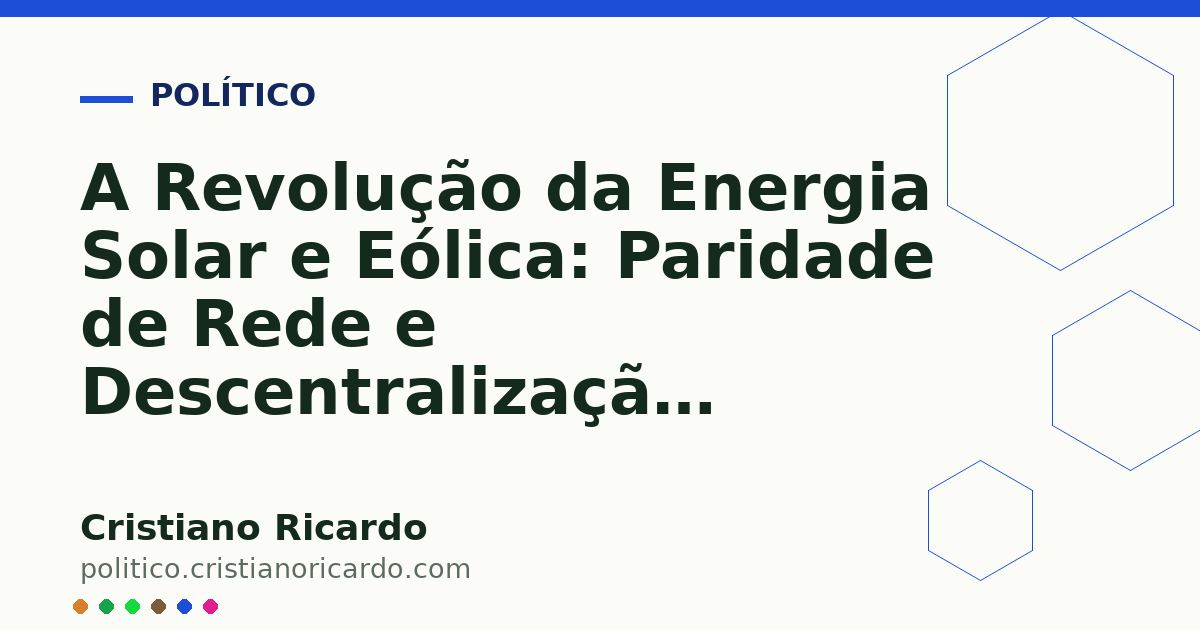 Card OG automático: A Revolução da Energia Solar e Eólica: Paridade de Rede e Descentralização (Edição 2013)