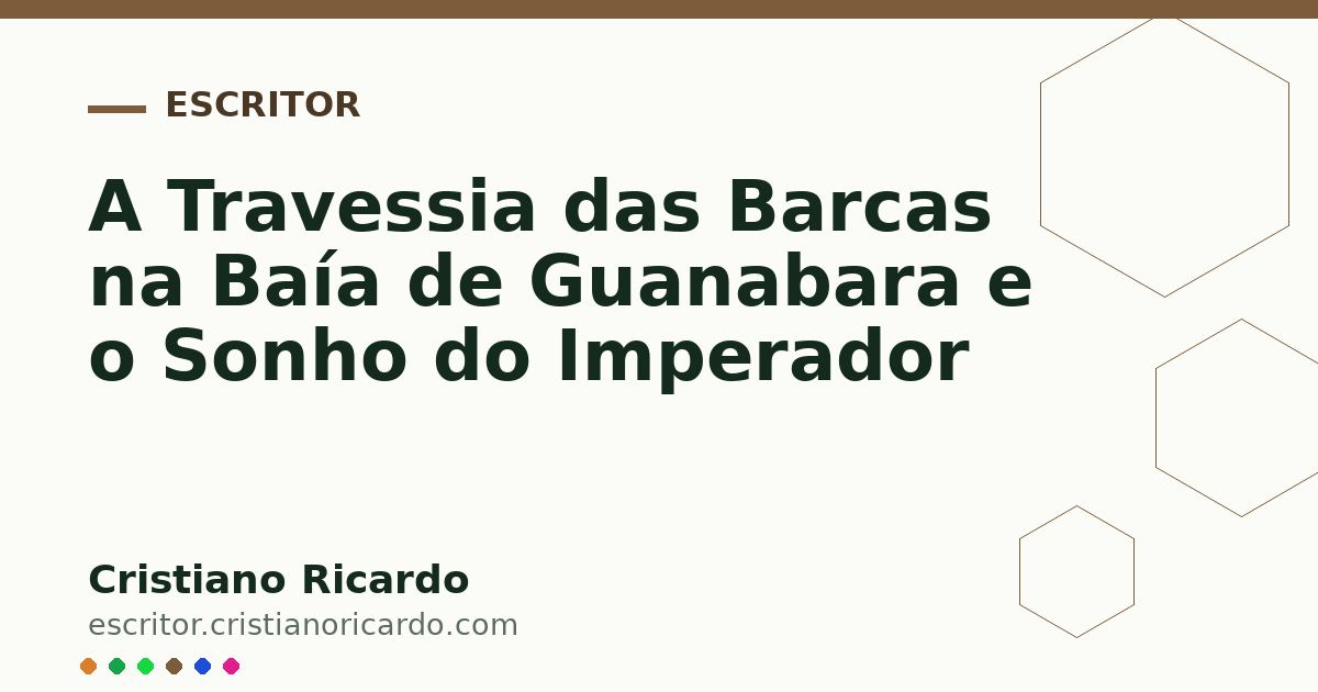 Card OG automático: A Travessia das Barcas na Baía de Guanabara e o Sonho do Imperador