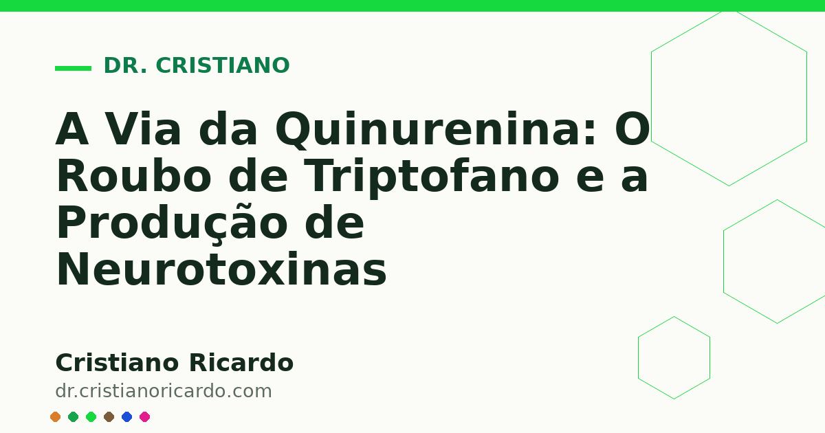 Card OG automático: A Via da Quinurenina: O Roubo de Triptofano e a Produção de Neurotoxinas