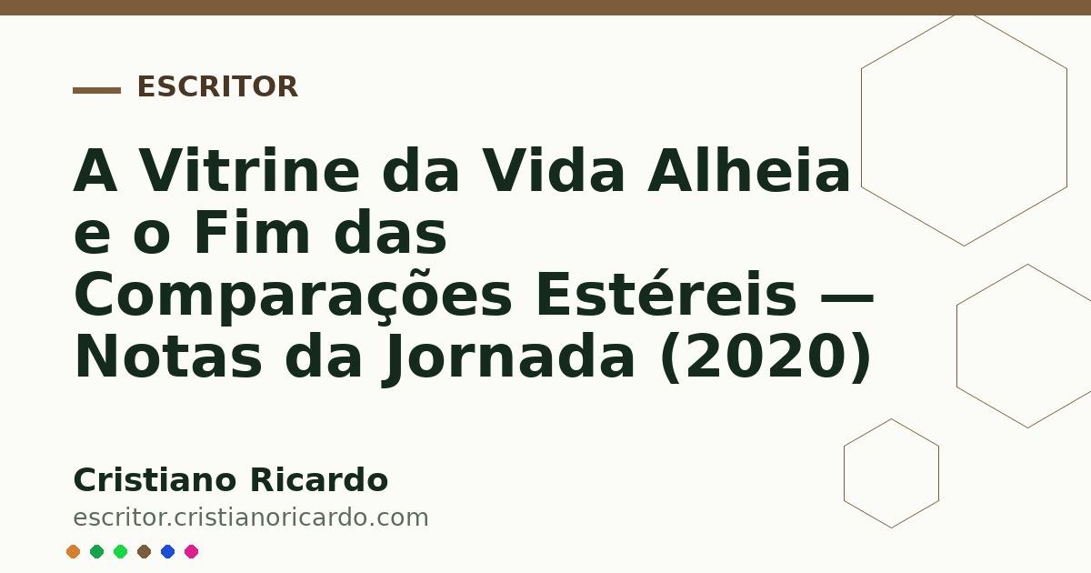 Card OG automático: A Vitrine da Vida Alheia e o Fim das Comparações Estéreis — Notas da Jornada (2020)