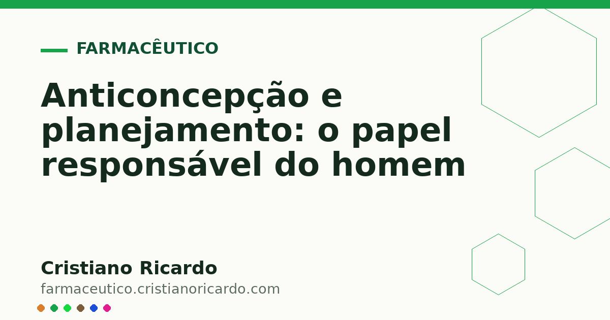 Card OG automático: Anticoncepção e planejamento: o papel responsável do homem