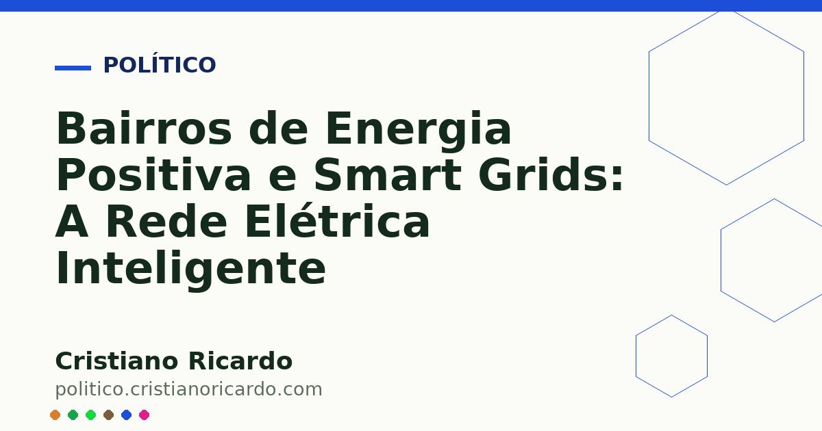 Card OG automático: Bairros de Energia Positiva e Smart Grids: A Rede Elétrica Inteligente