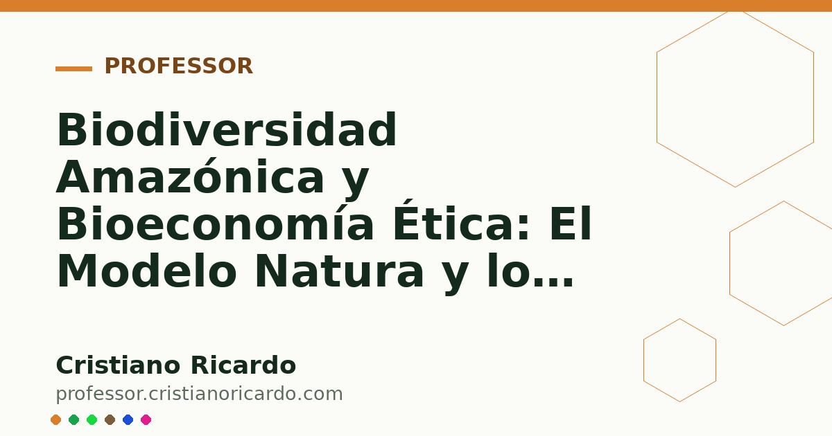 Card OG automático: Biodiversidad Amazónica y Bioeconomía Ética: El Modelo Natura y los Activos del Bosque (Análisis de Mercado & Ciencia 2021)