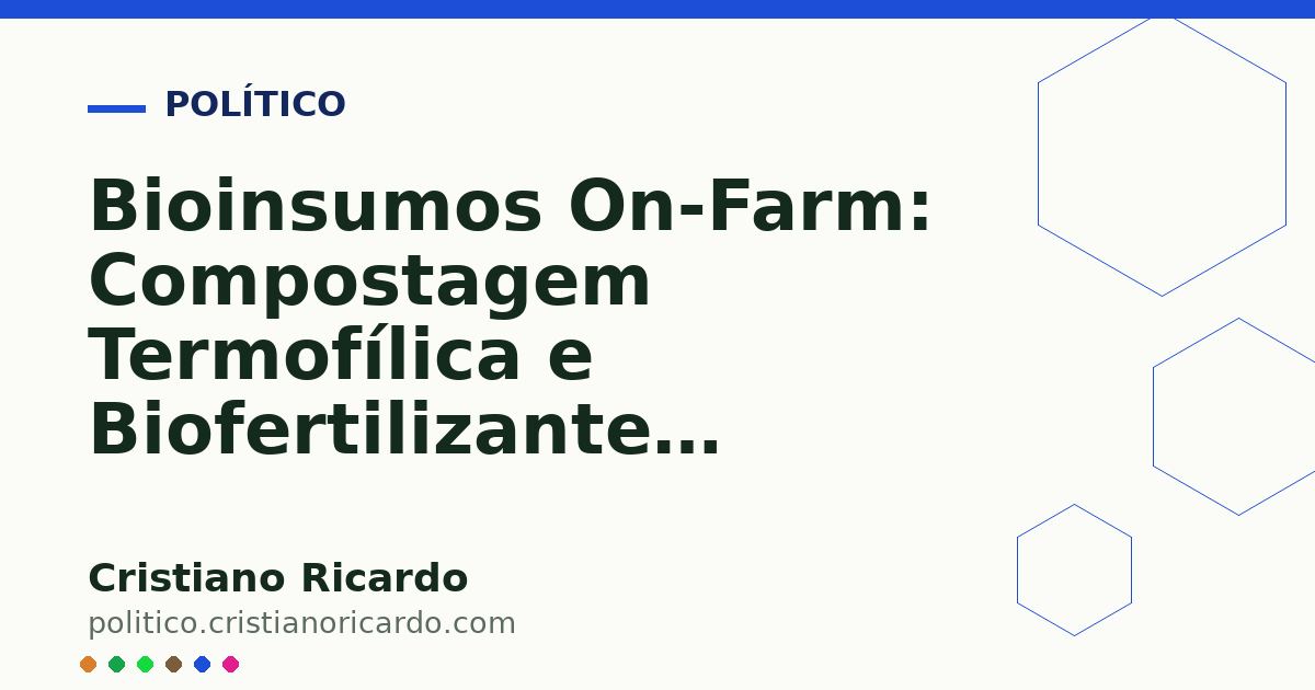 Card OG automático: Bioinsumos On-Farm: Compostagem Termofílica e Biofertilizantes Enriquecidos com Rochagem (Tratado de Agroecologia &amp; Agricultura Familiar 2020)