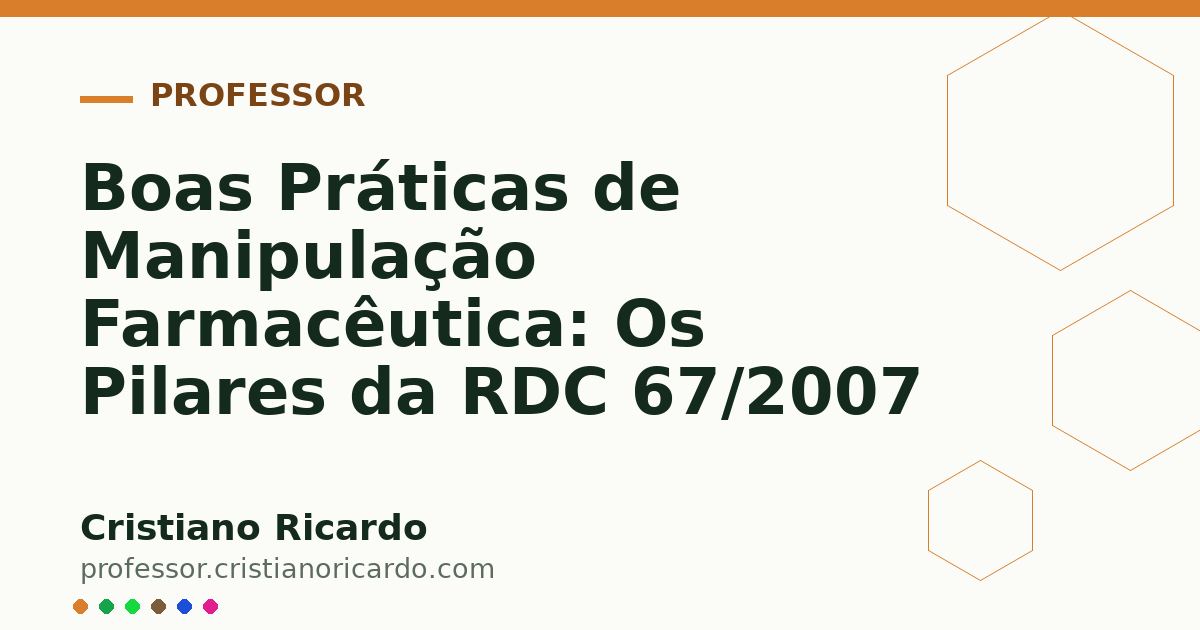 Card OG automático: Boas Práticas de Manipulação Farmacêutica: Os Pilares da RDC 67/2007