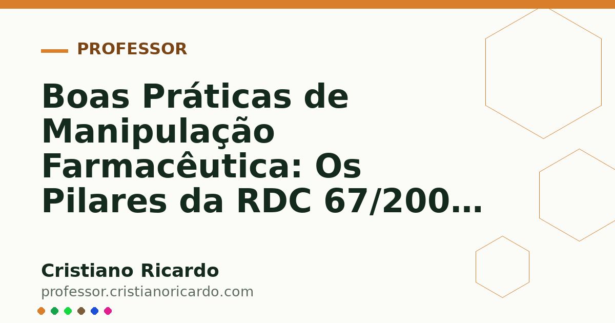 Card OG automático: Boas Práticas de Manipulação Farmacêutica: Os Pilares da RDC 67/2007 (Parte 6)