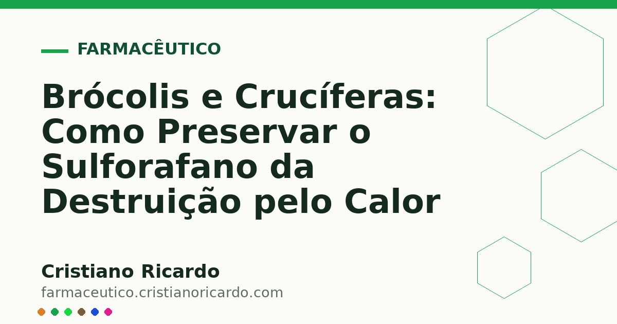 Card OG automático: Brócolis e Crucíferas: Como Preservar o Sulforafano da Destruição pelo Calor