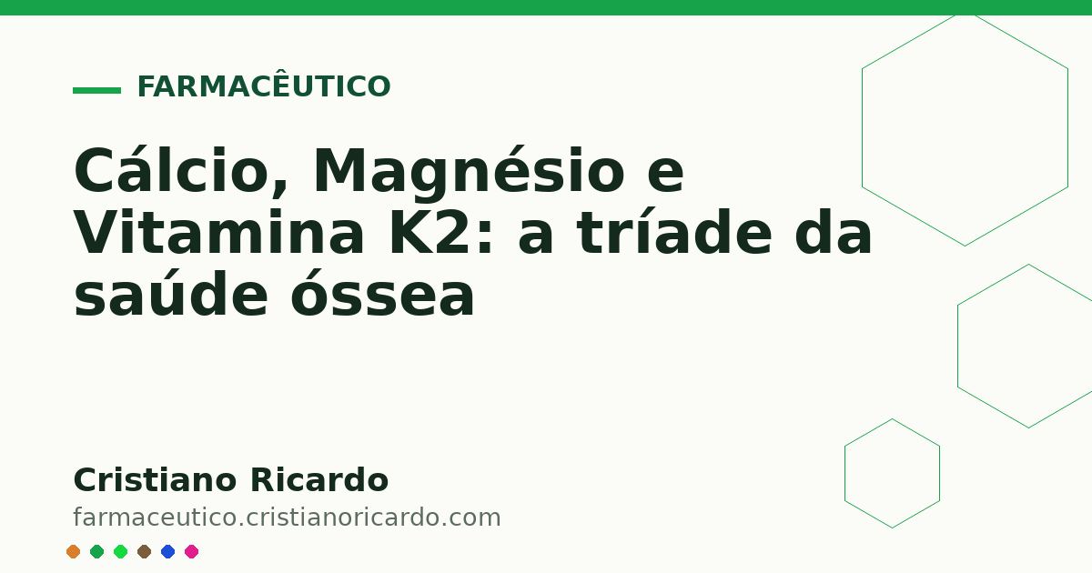 Card OG automático: Cálcio, Magnésio e Vitamina K2: a tríade da saúde óssea