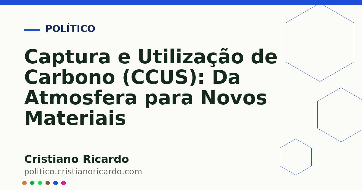 Card OG automático: Captura e Utilização de Carbono (CCUS): Da Atmosfera para Novos Materiais