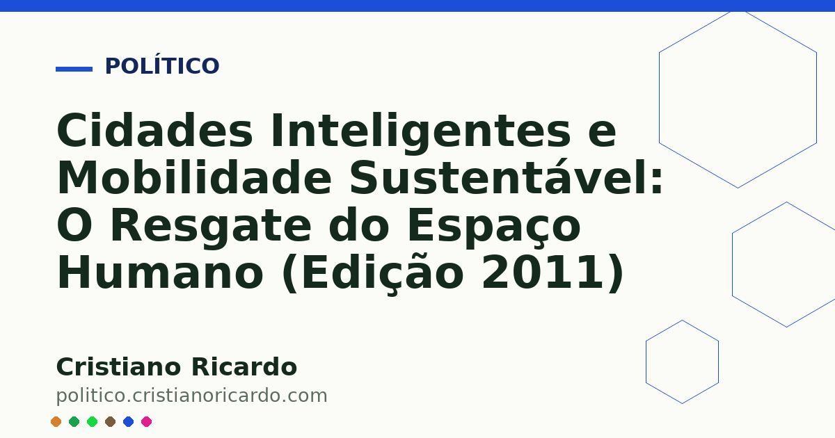 Card OG automático: Cidades Inteligentes e Mobilidade Sustentável: O Resgate do Espaço Humano (Edição 2011)