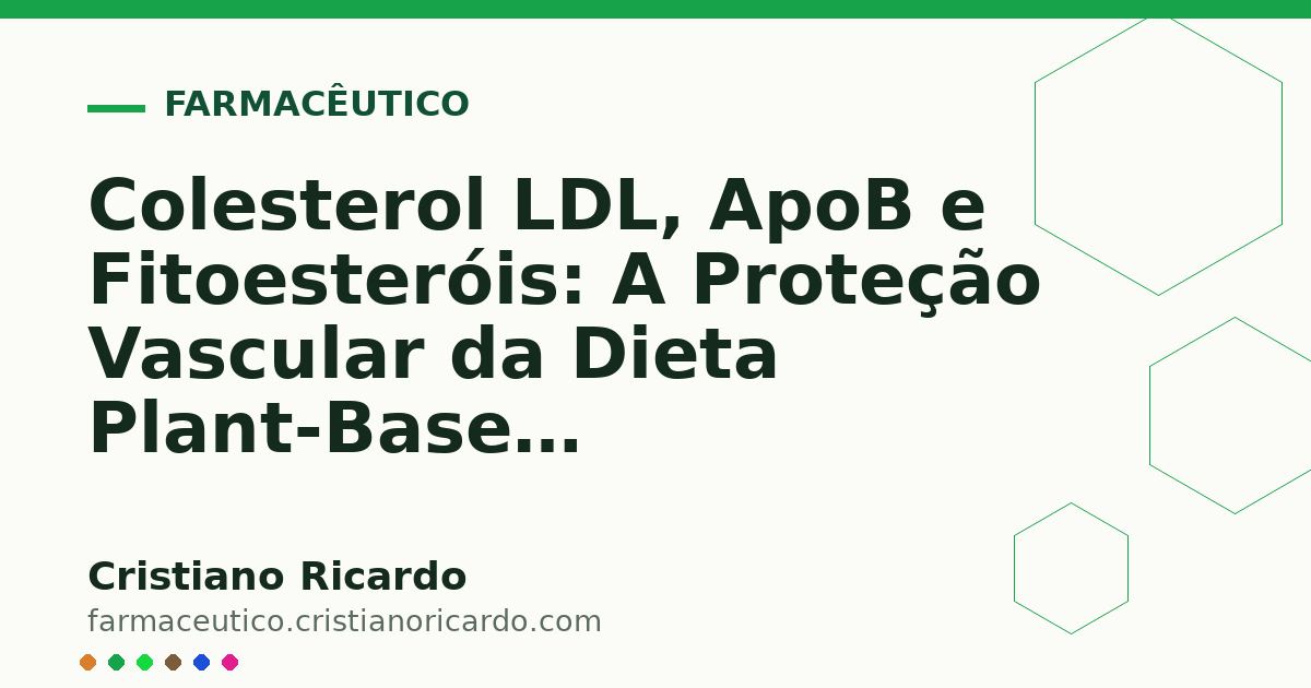 Card OG automático: Colesterol LDL, ApoB e Fitoesteróis: A Proteção Vascular da Dieta Plant-Based (Perspectiva Bioquímica 2011)