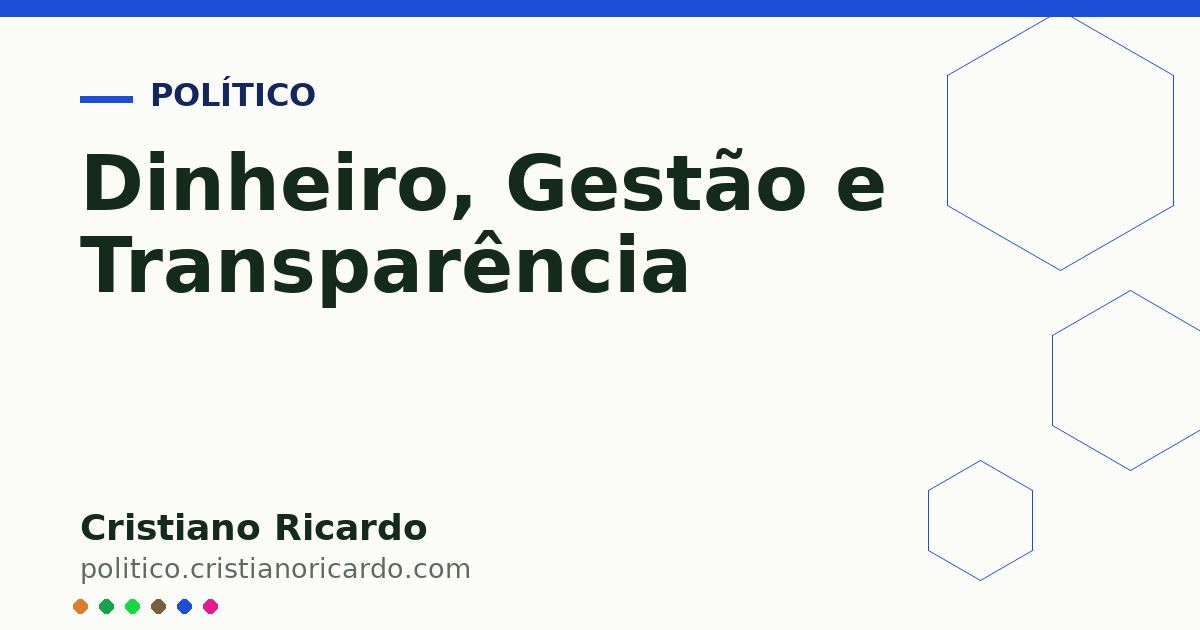 Card OG automático: Dinheiro, Gestão e Transparência