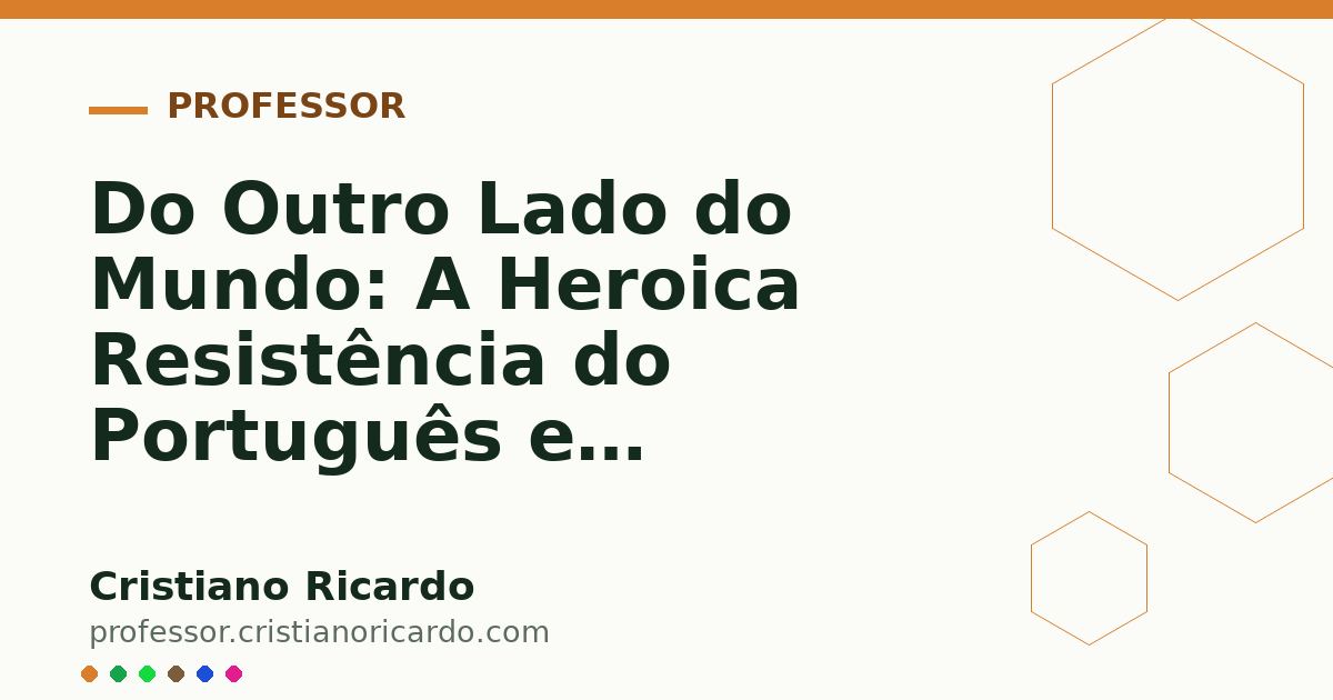 Card OG automático: Do Outro Lado do Mundo: A Heroica Resistência do Português em Timor-Leste — A Força das Palavras (2024)