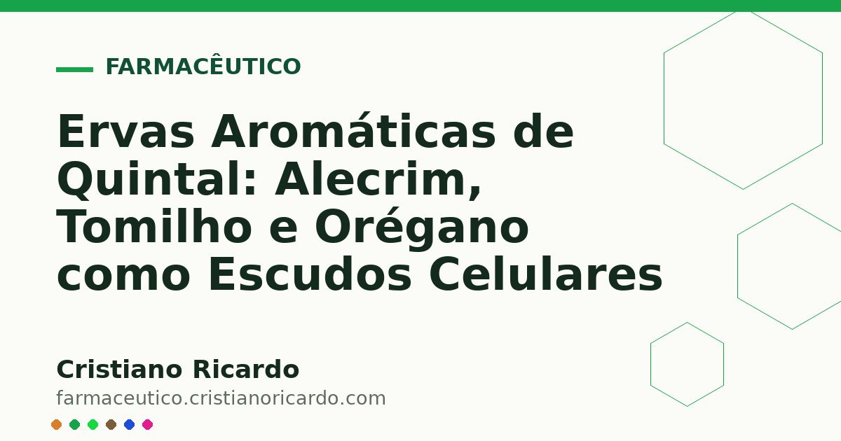 Card OG automático: Ervas Aromáticas de Quintal: Alecrim, Tomilho e Orégano como Escudos Celulares