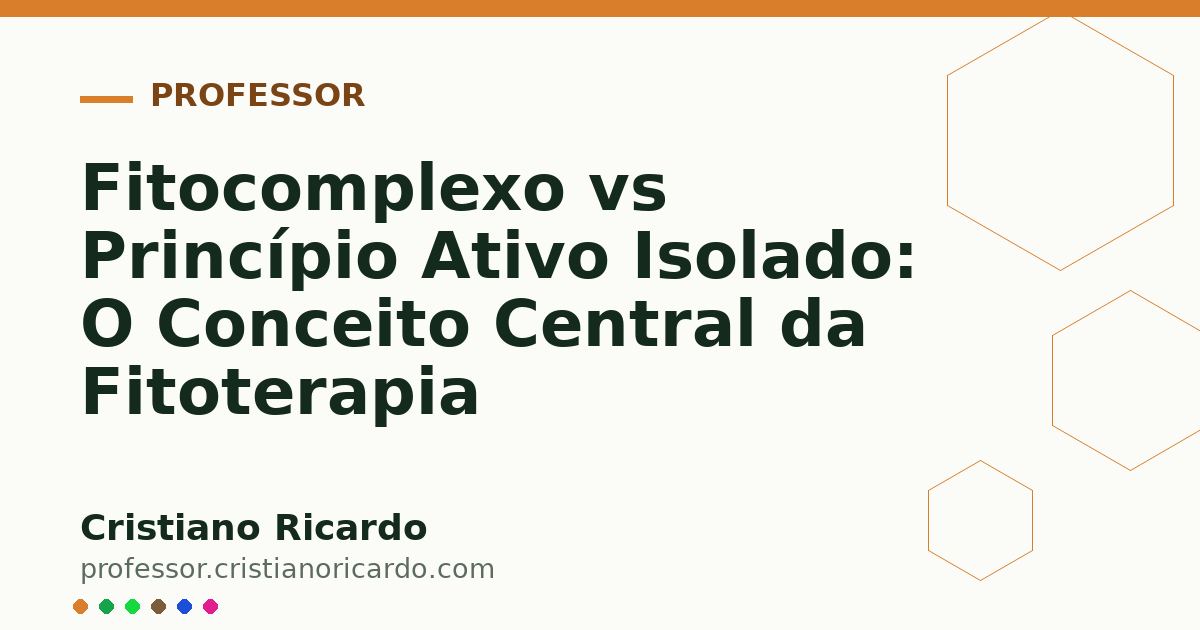 Card OG automático: Fitocomplexo vs Princípio Ativo Isolado: O Conceito Central da Fitoterapia