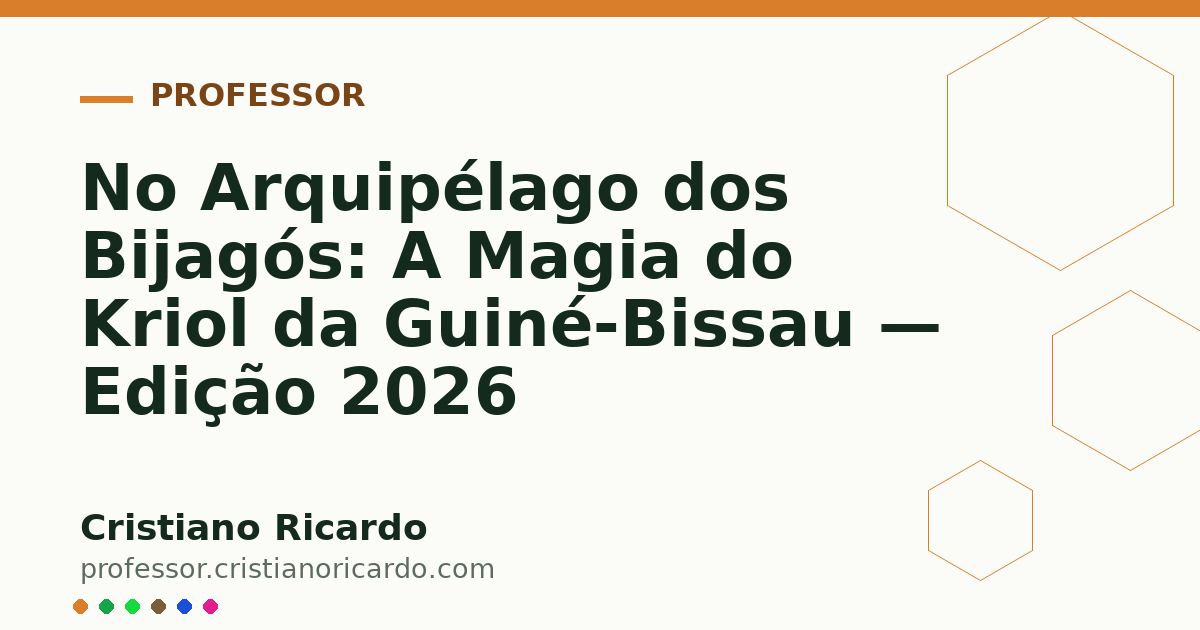 Card OG automático: No Arquipélago dos Bijagós: A Magia do Kriol da Guiné-Bissau — Edição 2026