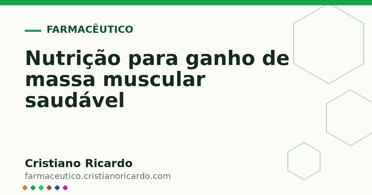 Card OG automático: Nutrição para ganho de massa muscular saudável