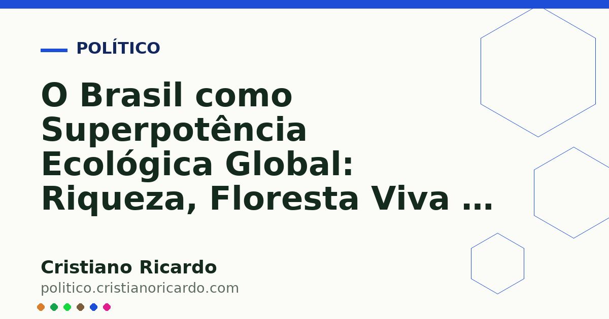 Card OG automático: O Brasil como Superpotência Ecológica Global: Riqueza, Floresta Viva e Cidadania (Edição 2023)