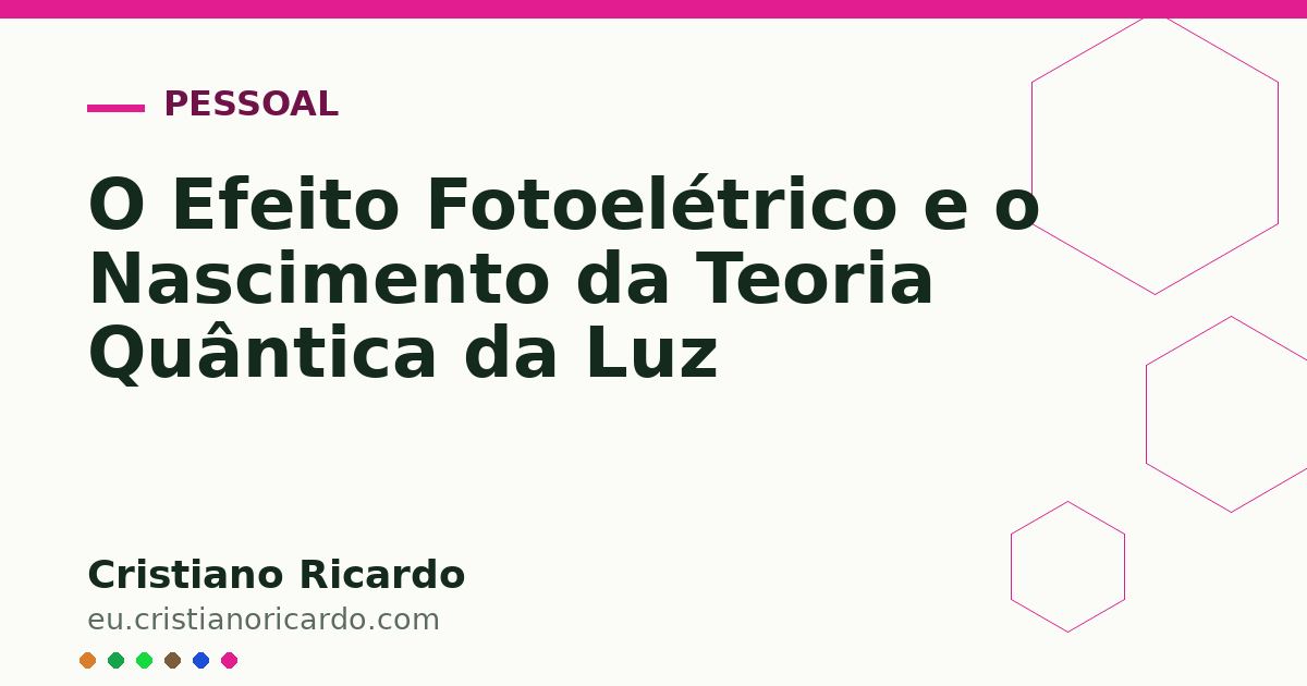 Card OG automático: O Efeito Fotoelétrico e o Nascimento da Teoria Quântica da Luz