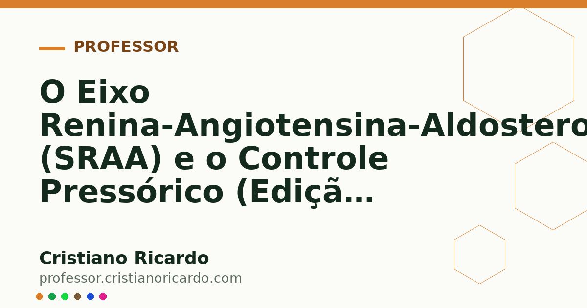 Card OG automático: O Eixo Renina-Angiotensina-Aldosterona (SRAA) e o Controle Pressórico (Edição Farmacêutica 2007)
