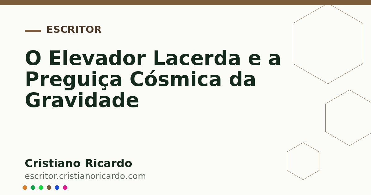 Card OG automático: O Elevador Lacerda e a Preguiça Cósmica da Gravidade