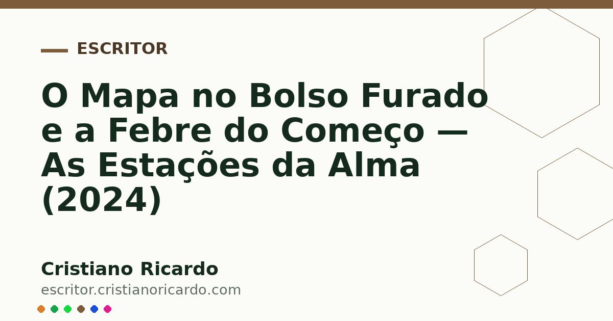 Card OG automático: O Mapa no Bolso Furado e a Febre do Começo — As Estações da Alma (2024)