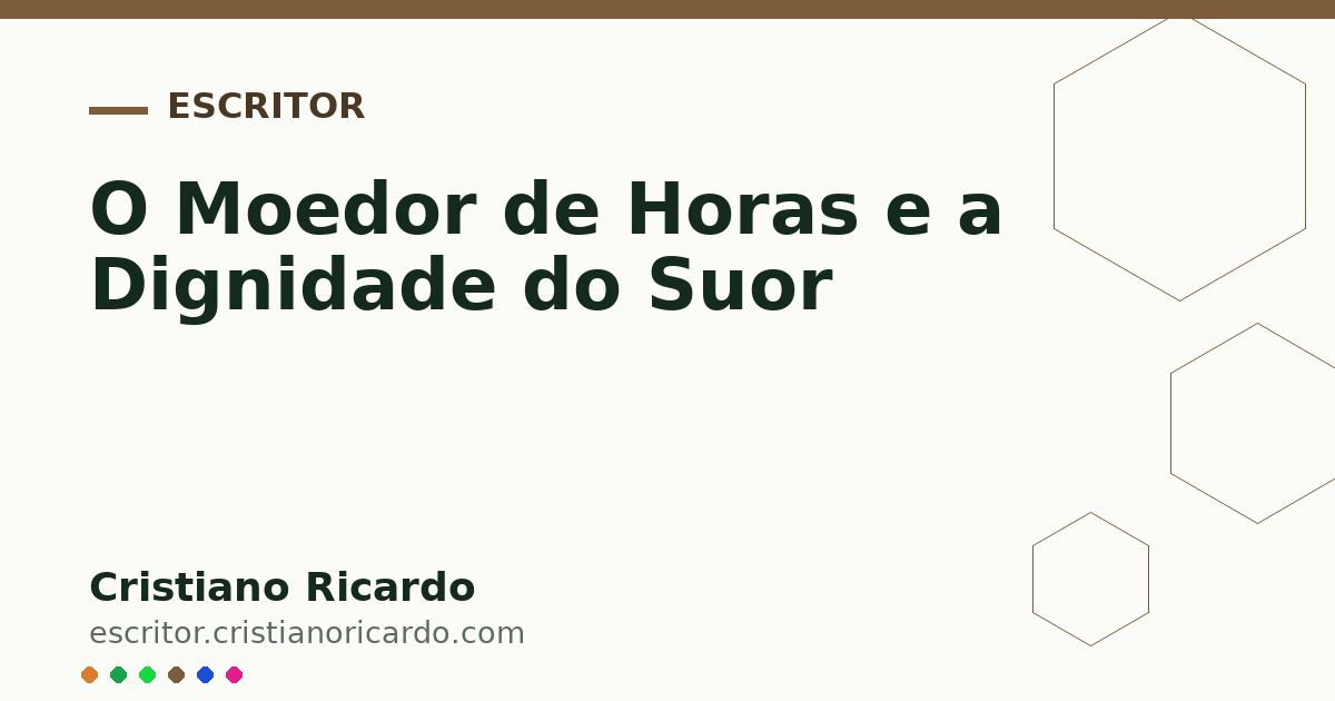 Card OG automático: O Moedor de Horas e a Dignidade do Suor