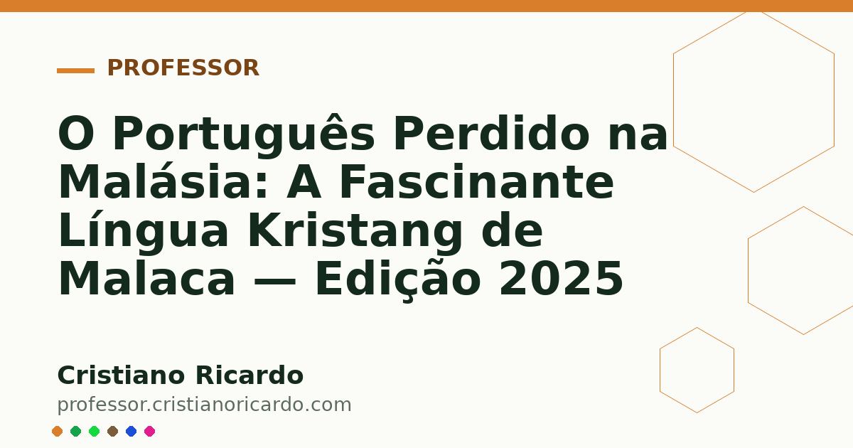 Card OG automático: O Português Perdido na Malásia: A Fascinante Língua Kristang de Malaca — Edição 2025