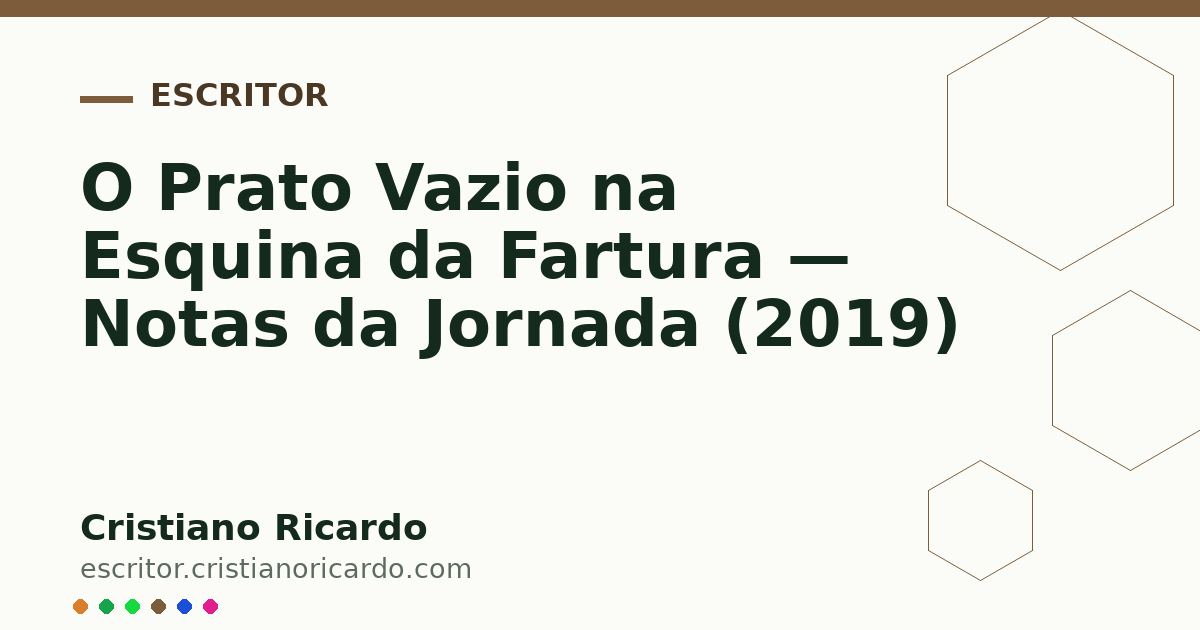 Card OG automático: O Prato Vazio na Esquina da Fartura — Notas da Jornada (2019)