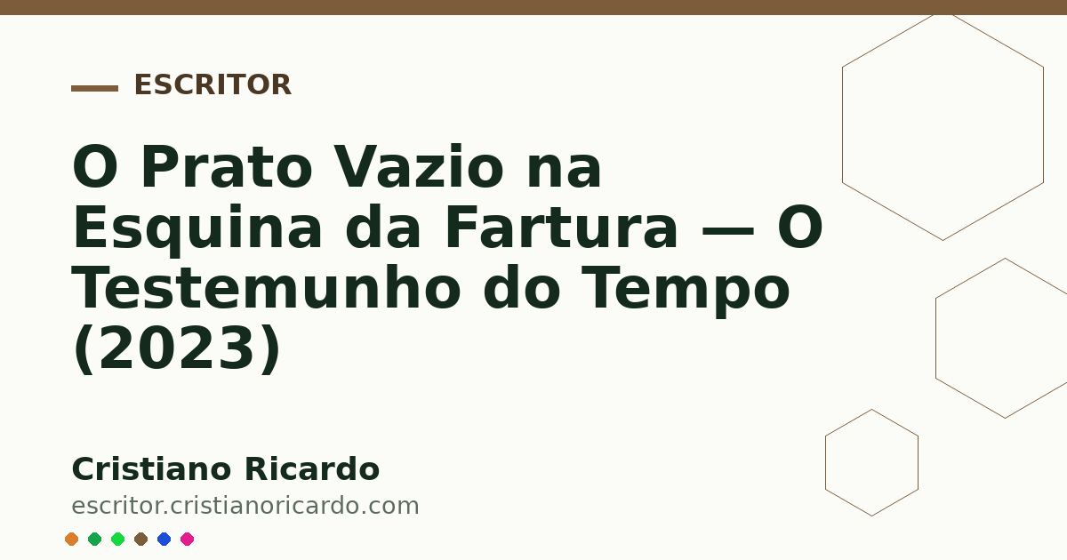 Card OG automático: O Prato Vazio na Esquina da Fartura — O Testemunho do Tempo (2023)