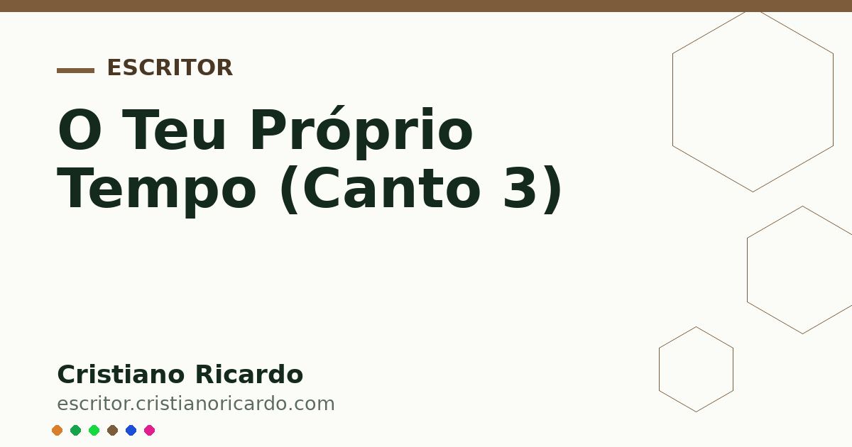 Card OG automático: O Teu Próprio Tempo (Canto 3)