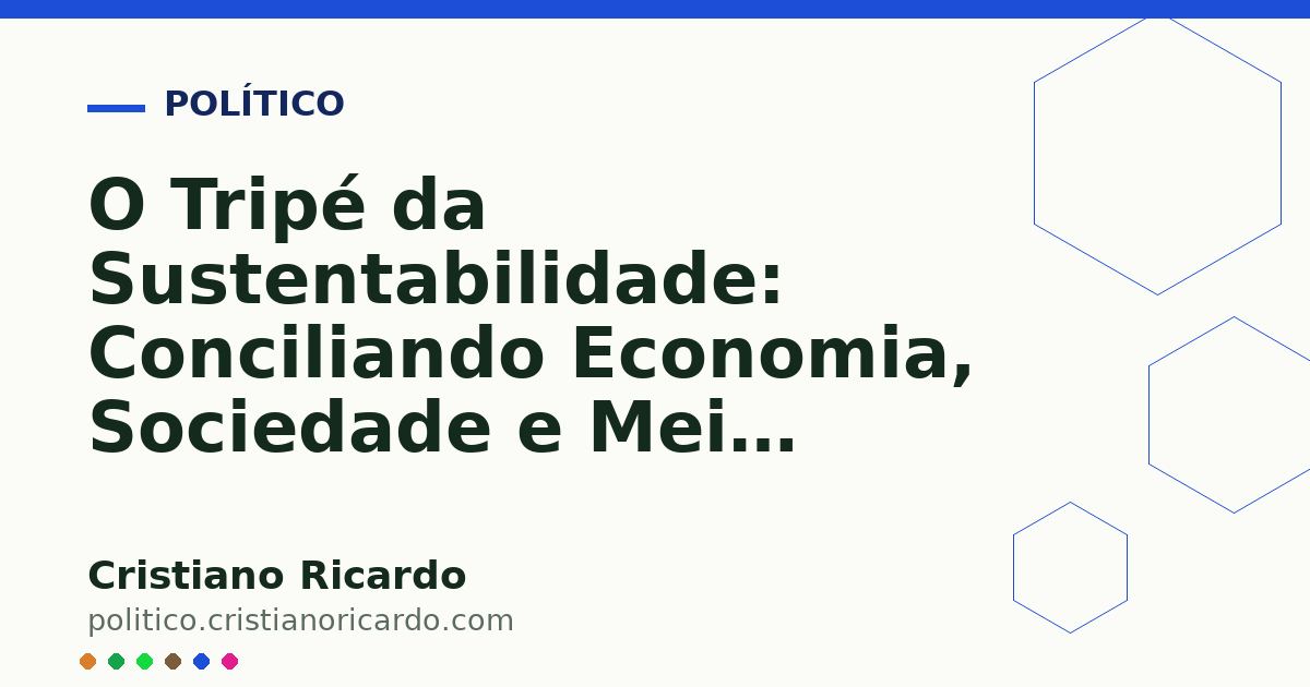 Card OG automático: O Tripé da Sustentabilidade: Conciliando Economia, Sociedade e Meio Ambiente (Edição 2020)