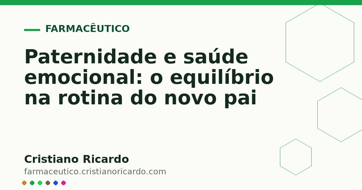 Card OG automático: Paternidade e saúde emocional: o equilíbrio na rotina do novo pai
