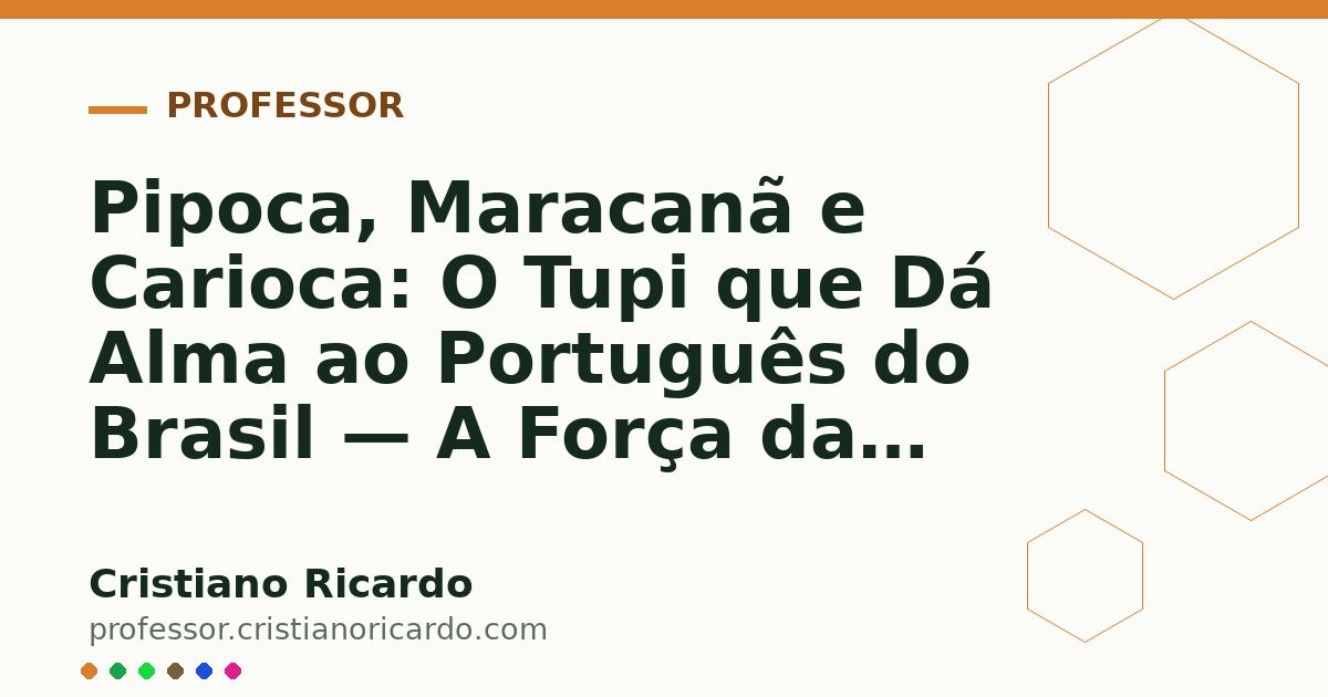 Card OG automático: Pipoca, Maracanã e Carioca: O Tupi que Dá Alma ao Português do Brasil — A Força das Palavras (2024)