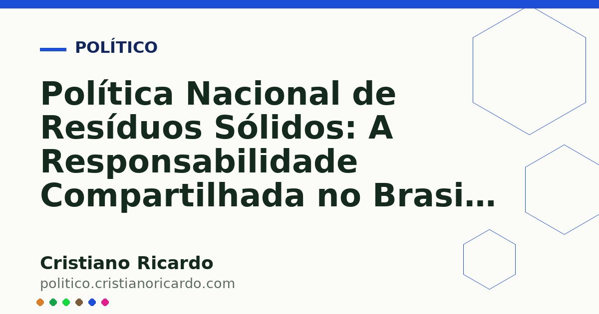 Card OG automático: Política Nacional de Resíduos Sólidos: A Responsabilidade Compartilhada no Brasil (Edição 2018)