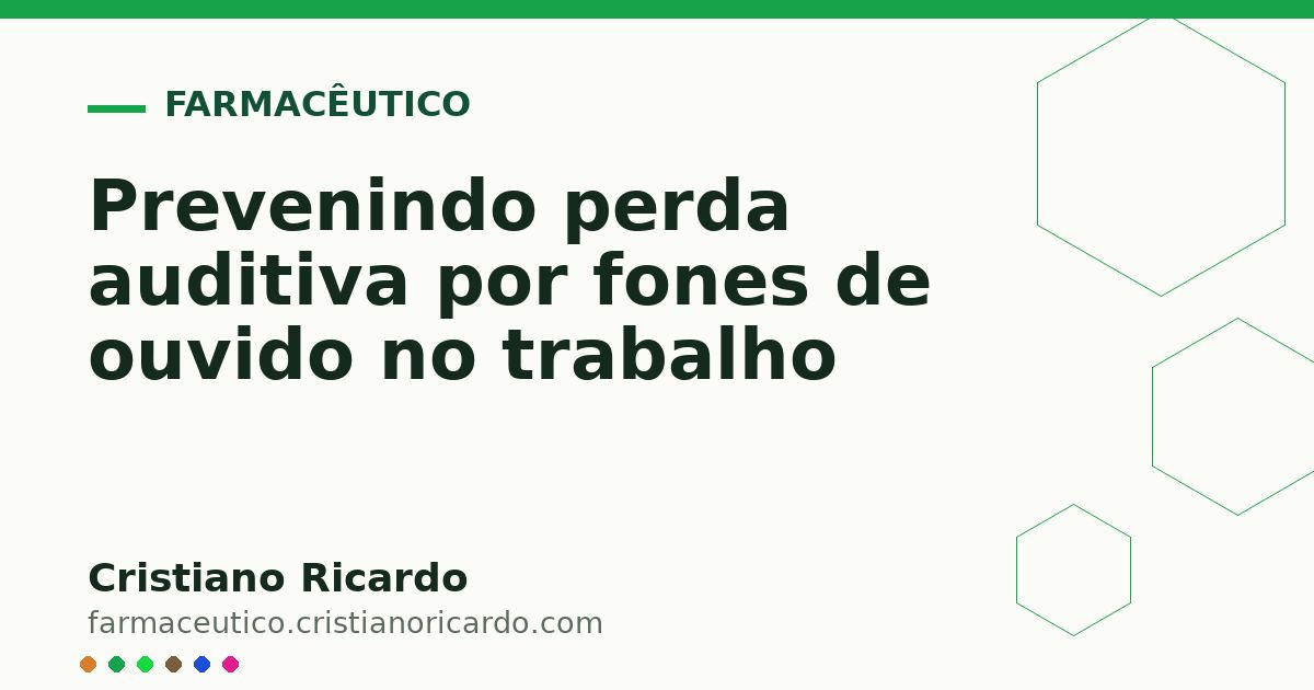 Card OG automático: Prevenindo perda auditiva por fones de ouvido no trabalho