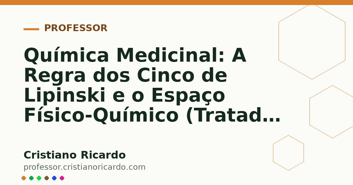 Card OG automático: Química Medicinal: A Regra dos Cinco de Lipinski e o Espaço Físico-Químico (Tratado de Química Farmacêutica 2015)