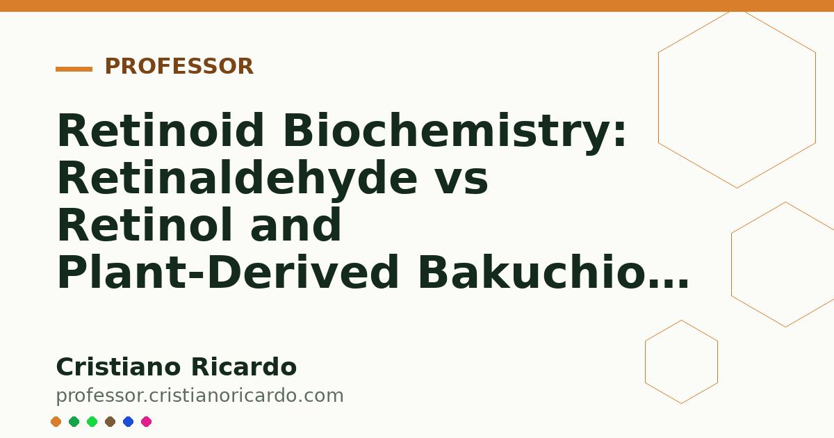 Card OG automático: Retinoid Biochemistry: Retinaldehyde vs Retinol and Plant-Derived Bakuchiol (Engineering Review 2018)