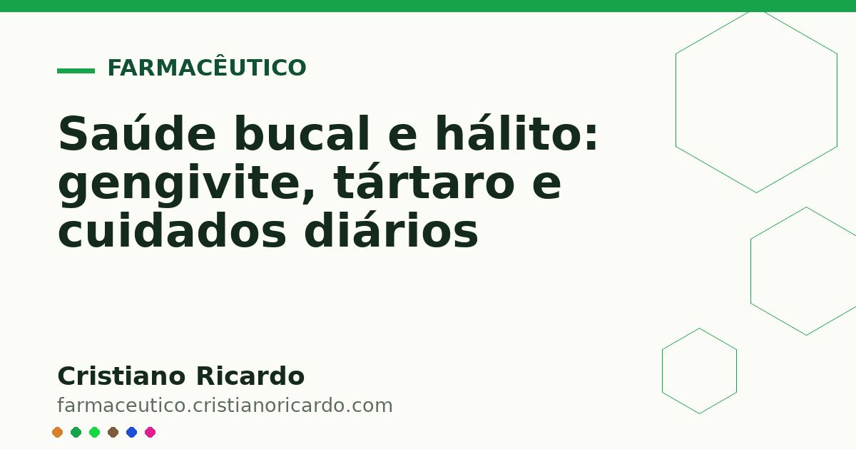 Card OG automático: Saúde bucal e hálito: gengivite, tártaro e cuidados diários